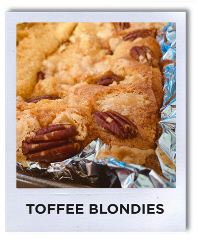Toffee Blondies